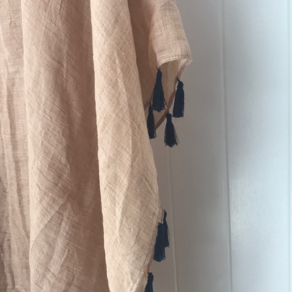 🍬Navy Tassel Beach Cover Up - Picture 3 of 4